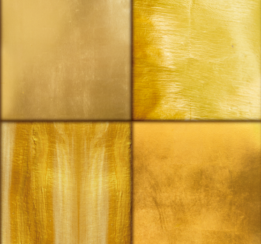 Golden Basilisk Pattern Wallpaper - TenStickers