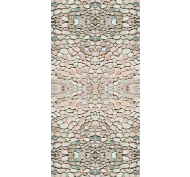 Rustic stone texture Stone effect wallpaper - TenStickers