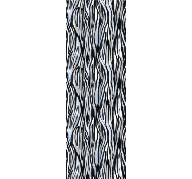 Zebra painted pattern Lounge Wallpaper - TenStickers
