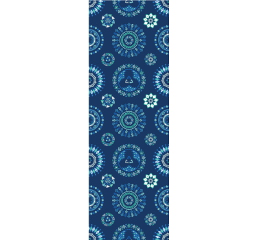 Blue abstract pattern Cool wallpaper - TenStickers