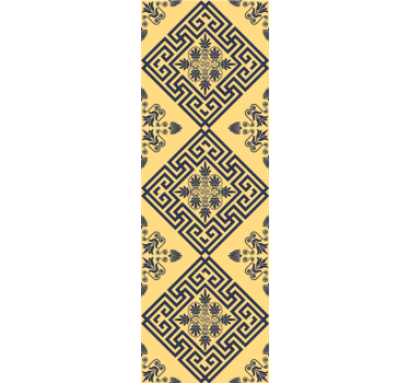 Geometric Tile tile effect wallpaper - TenStickers