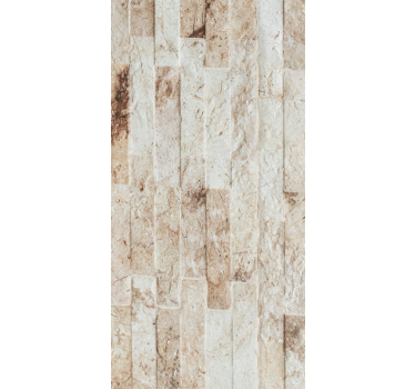 Brick pattern sober tones Wood wallpaper - TenStickers