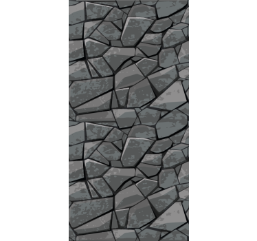 Stone Mosaic stone effect wallpaper - TenStickers