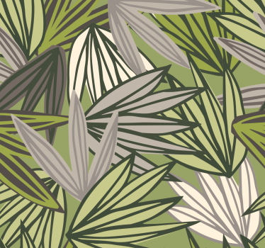 Wallpaper jungle with trees no fruit Jungle theme wallpaper - TenStickers