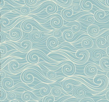 Relaxing ocean waves Toilet Wallpaper - TenStickers