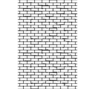 Simulated Brickwork bricks wallpaper - TenStickers