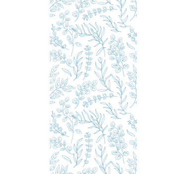 Thin plants  leaves wallpaper - TenStickers