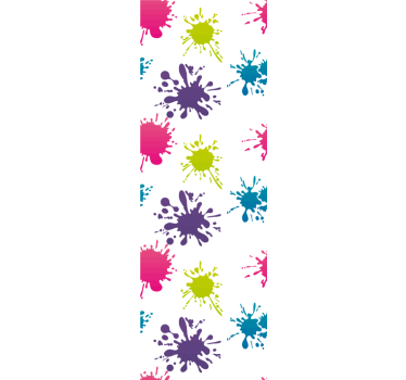 Multicolor splash wallpaper paintings - TenStickers