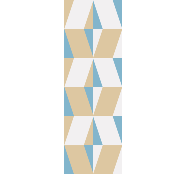 Geometric Minimalistic Shapes Contemporary Wallpaper - TenStickers