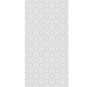 Gray and white modern pattern modern wallpaper - TenStickers