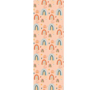 Rainbow Dreamscape wallpaper teenage bedroom - TenStickers