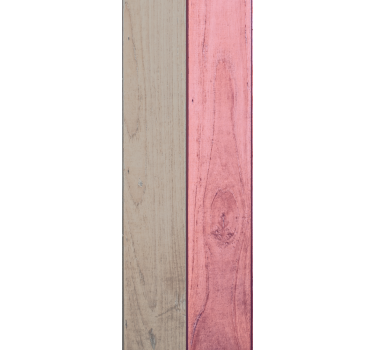 Pink and grey wood wallpaper - TenStickers