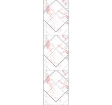 Pink and grey marble outline marble Effect Wallpaper - TenStickers