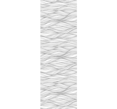 Wave textures white background contemporary wallpaper - TenStickers