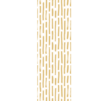 Brown brush strokes modern pattern Toilet Wallpaper - TenStickers