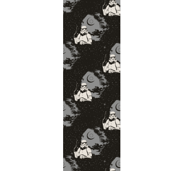 Typical whitetrooper pattern Teenage Bedroom Wallpaper - TenStickers