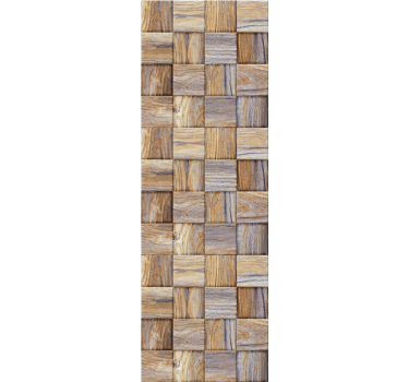 Woven Wood wood effect wallpaper - TenStickers
