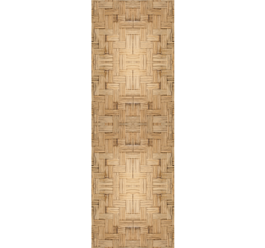 Basket Weave Pattern wood effect wallpaper - TenStickers