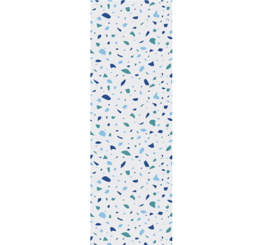 Blue simple terrazzo textured wallpaper - TenStickers