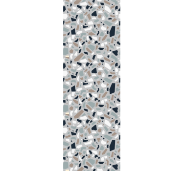 Gray elegant terrazzo textured wallpaper - TenStickers