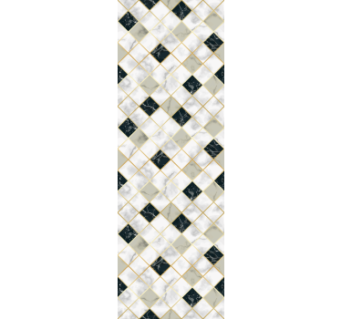 Elegant Diamond Pattern marble effect wallpaper - TenStickers