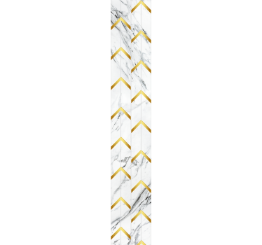 Elegant Chevron Pattern marble effect wallpaper - TenStickers
