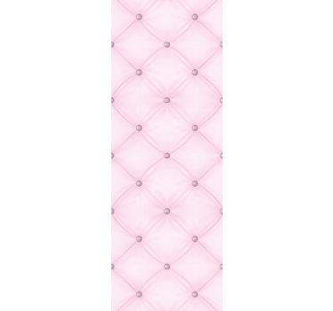 Elegant pink button tufting textured wallpaper - TenStickers