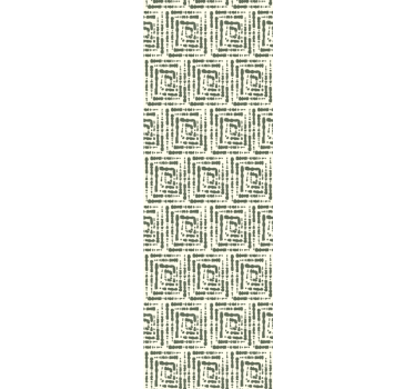 Geometric Patterned Shape textured wallpaper - TenStickers