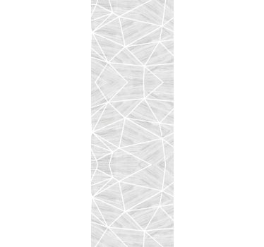 White and silver geometric wood pattern Wood wallpaper - TenStickers