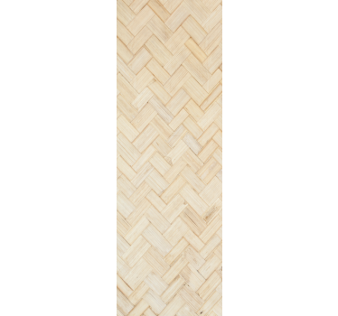 Wood style white herringbone parquet wood wallpaper - TenStickers
