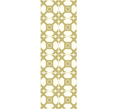 Bright elegant tiles pattern tile effect wallpaper - TenStickers