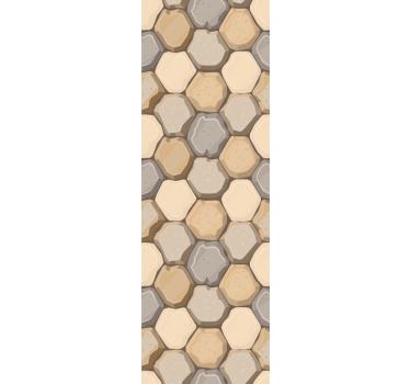 Honeycomb Hexagons textured wallpaper - TenStickers