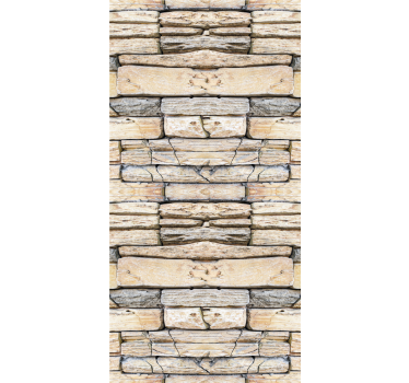 Neat elegant pattern stone effect wallpaper - TenStickers