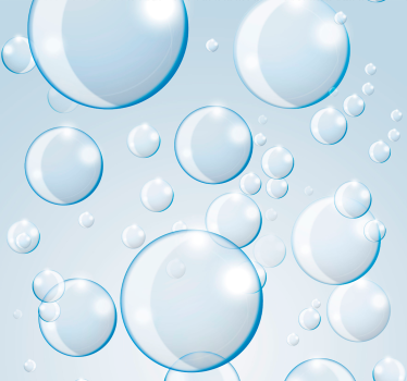 Bubble Dance 3D Wallpaper - TenStickers
