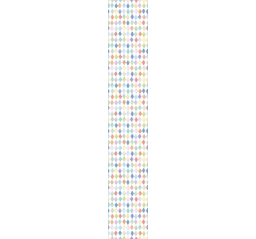 Colourful harlequin diamonds Wallpaper Paintings - TenStickers