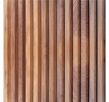 vertical wood planks Living room wallpaper - TenStickers