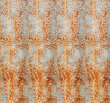 Rusted Metal Illusion bricks wallpaper - TenStickers