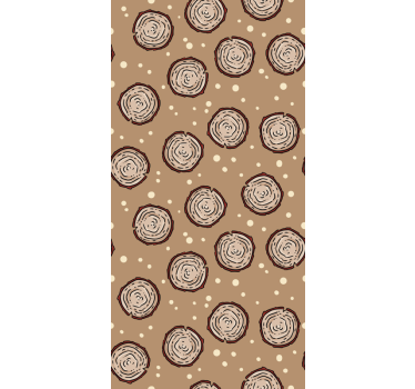 Forest contour Textured Wallpaper - TenStickers