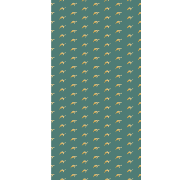 Geometric turtle Bedroom Wallpaper - TenStickers