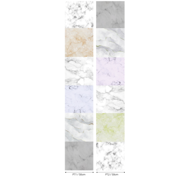 White marble effect texture Marble Effect Wallpaper - TenStickers