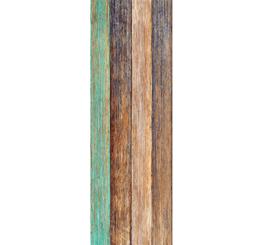 Blue and brown laminate Wood wallpaper - TenStickers
