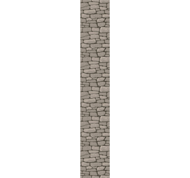 Rustic Stones Stone effect wallpaper - TenStickers