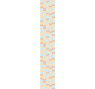 Blue and Brown Arrows Bedroom Wallpaper - TenStickers