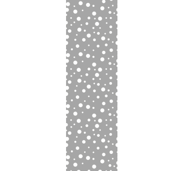 Grey different size dots circle Wallpaper - TenStickers