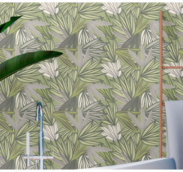 Wallpaper jungle with trees no fruit Jungle theme wallpaper - TenStickers