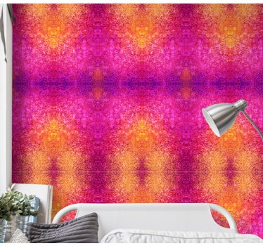Abstract warmth wallpaper teenage bedroom - TenStickers