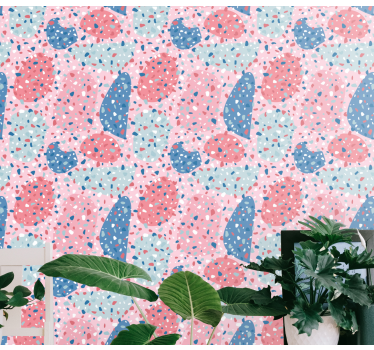 Botanical Speckles textured wallpaper - TenStickers