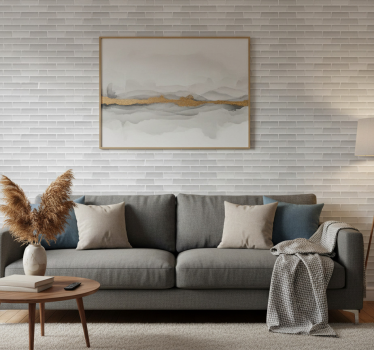 Bricks wallpaper in grey realistic pattern - TenStickers
