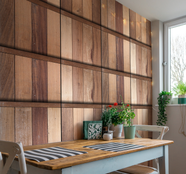 Brown Relaxation Textured Wallpaper - TenStickers
