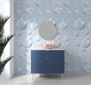 Bubble Dance 3D Wallpaper - TenStickers